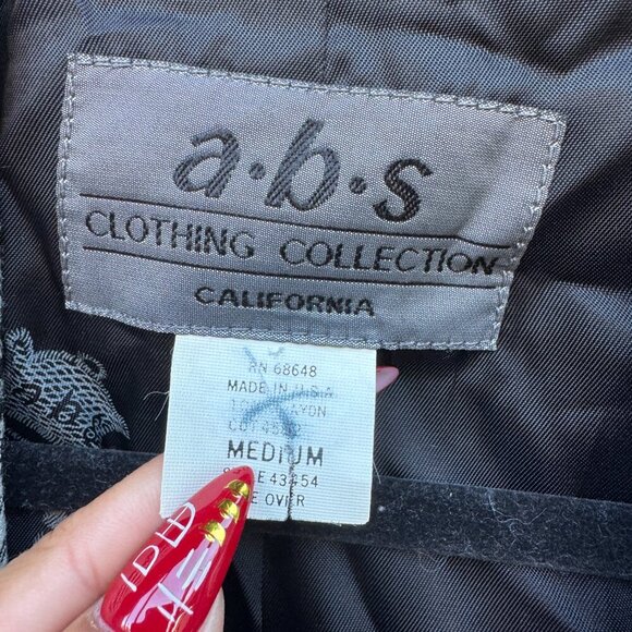 Vintage A.B.S Houndstooth Blazer - Picture 4 of 7